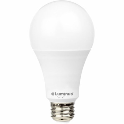 Luminus LED Light Bulb - 15 W - 100 W Incandescent Equivalent Wattage - 1600 lm - A19 Size - Daylight Light Color - 15000 Hour - 5000°K Color Temperature - Dimmable - 1 Unit DIMMABLE 