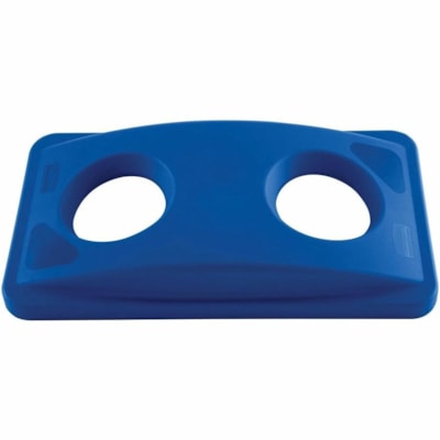 Rubbermaid - Couvercle de boîte de conserve Slim Jim - Rectangulaire - Résine, Polypropylène, Plastique - Bleu À BOUTEILLES & CANNETTES  BLEU 