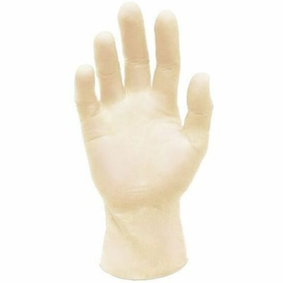 RONCO Gold-Touch Examination Gloves - 5 mil (0.13 mm) Thickness - X-Large Size - Vinyl, Synthetic - Tan - Powder-free, Tear Resistant, Flexible, Fatigue-free, Durable, Disposable - For Food, Medical, Automotive, Beauty Salon, Cosmetology, Dental, Hospitality, Laboratory, Clinical, Food Service, Indu EXAM GLOVE 100/PK PWDR FREE