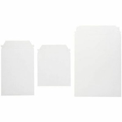 Zebra - Enveloppe postale 77861 - #1 - Autoscellant - Blanc - Carton, Carton, Pâte mécanique pour cartons - 25 / emballage 7 PO X 9 PO  EMB. DE 25 AUTOADHÉSIVES  BLANC