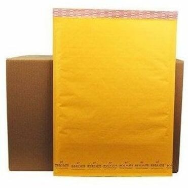 ipg Kraft Bubble Mailer - Bubble - #7 - 14 1/4" (361.95 mm) Width x 20" (508 mm) Length - Self-sealing - Kraft - Kraft Paper - 50 / Carton BUBBLE MAILER EXT SZ 14-1/4X20 INT 14 X 19 SELF SEAL