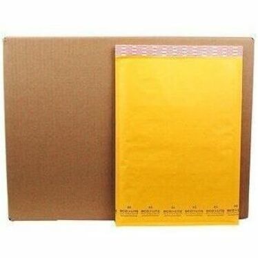 Polyair Ecolite Mailer - Bubble/Shipping - #5 - 10 1/2" (266.70 mm) Width x 16" (406.40 mm) Length - Self Adhesive - Kraft - Kraft Paper - 100 / Case EXT SIZE  10-1/2" X 16"  INTER SELF SEAL
