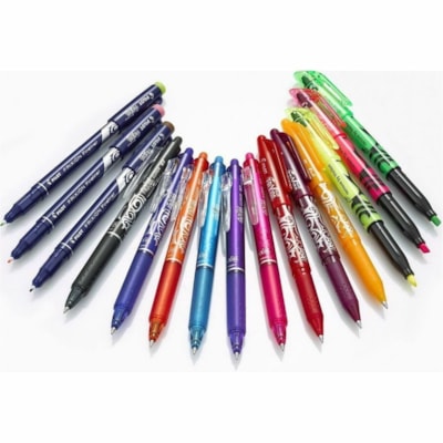 FriXion Ball Clicker 0.7 - Gel Ink Rollerball pen - Pink - Medium Tip - 0.7 mm (0.03") Medium Pen Point - Refillable - Retractable - Erasable - Purple Ink - Thermosensitive Gel Ink ERASABLE RETRACTABLE 0.7MM PURPLE