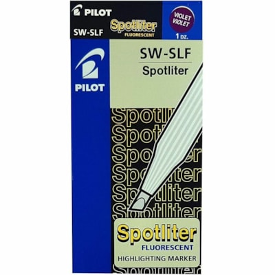 Spotliter - Surligneur SWSL-PE - Pointe biseautée Pointe de marqueur - Ink Pourpre FINE POINTE BISEAUTÉE COULEUR FLUORESCENTE  PILOT