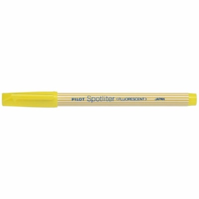 Spotliter - Surligneur SWSL-YE - Pointe biseautée Pointe de marqueur - Ink Jaune - Polyester Pointe FINE POINTE BISEAUTÉE COULEUR FLUORESCENTE  PILOT