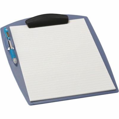 Storex - Planchette à pince Deluxe - Plastique - Variées - 12 / emballage BLUE  LETTER SIZE 