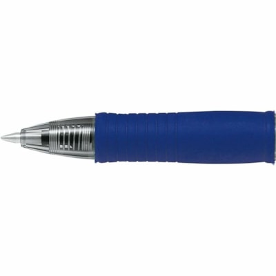 G2 Gel Pen 07mm - 0.7 mm (0.03") Fine Pen Point - Refillable - Retractable - Blue Ink - Gel-based - 1 Each RUBBER GRIP PLASTIC CLIP REFILLABLE