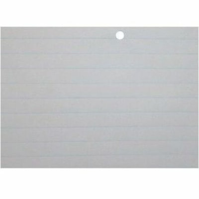 Pacon® Easel Pad - 100 Sheets - Printed - Ruled Front Ruling - 2 Hole(s) - 16 lb (7257.48 g) Basis Weight - 22" (558.80 mm) x 34" (863.60 mm) Sheet Size - Punched, Sturdy Backcard, Portable - 100 / Pad 100SHTS 16LB BOND (LINED) LONG WAY