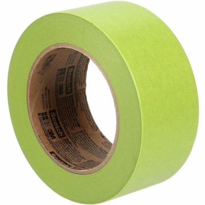 ScotchBlue - Ruban de masquage 2055-48NP - longueur de 2,17 po (55 mm) x largeur de 1,89 po (48 mm) - Vert - Fibre - Papier crépon Endos - Caoutchouc Adhésif - Pour Peinture, Usage général, Multisurface, Peinture, Bois, Surface peinte, Carrelage, Fenêtre, Maison, Bureau,  SCOTCH  CONTIENT 30% DE FIBRE DE POST-CONSOMMATION