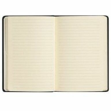 Quo Vadis Notebook - Habana Black A6 4"x6" (10x15cm) - A6 - 4" (101.60 mm) x 6" (152.40 mm) Sheet Size - Black Cover - Elastic Closure, Hard Cover, Bookmark, Storage Pouch HABANA COVER BLACK