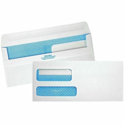 Quality Park - Enveloppe QUA24529 - Entreprise - #9 - largeur de 3 7/8 po (98,30 mm) x longueur de 8 7/8 po (225,30 mm) - 24 lb (10886,22 g) - Autoscellant - Blanc - Polyester - 500 / boîte 3-7/8X8-7/8 PO AUTO-ADHÉSIVES BLANCHES  500/BTE