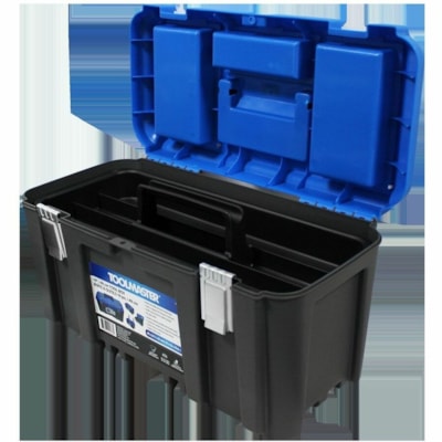 TOOL MASTER Storage Case - External Dimensions: 10" Width x 10" Depth x 19" Height - Lid, Latch, Padlock Closure - Plastic, Metal - Black - For Tool, Housing CLEAR LID 