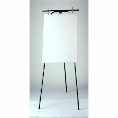 Quartet Black Magic Easel, Tripod - 67" (1701.80 mm) Height - Freestanding, Tabletop - Steel - Black - Adjustable, Telescoping Leg, Hinge System HEIGHT OF LECTURE PAD CAN BE ADJUSTED PAD NOT INCL.QUARTET