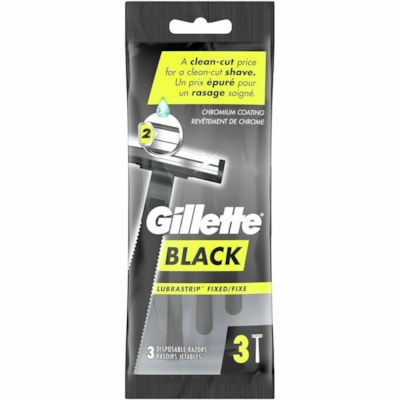 Gillette Rasoir 67037 - Noir - 16 / Étui BLACK FIXED 