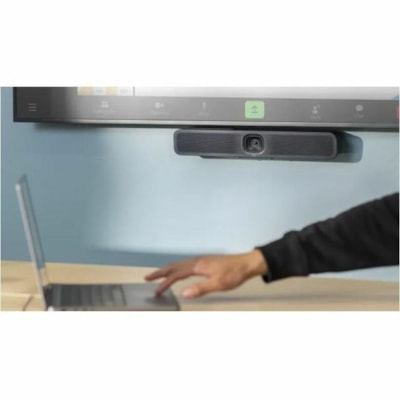Logitech MeetUp 2 Video Conferencing Camera - USB 3.1 Type C - 1 / Each - 4K - 3840 x 2160 Video - 120° Angle - 4x Digital Zoom - Microphone - Wireless LAN - Network (RJ-45) - For Notebook, Monitor, Desktop PC - Windows 10 or Higher, macOS - Yes - Built-in Speaker, Microphone  
