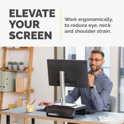 Fellowes - Support d'écran Breyta - Noir - Pour Moniteur  