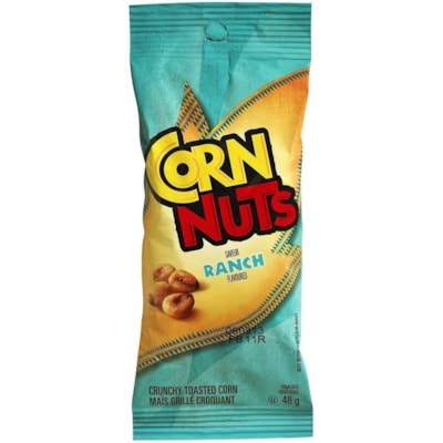 CORN NUTS Crunchy Corn Kernels, Ranch, 48 g, Box of 18 - Individually Wrapped - Ranch - 48 g - 18 / Box  