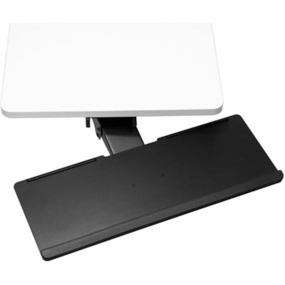 HDL Articulating Keyboard Tray - 100-KB2 - 6.7" Height x 25.5" Width x 10" Depth - Black - Steel, Metal - 1  