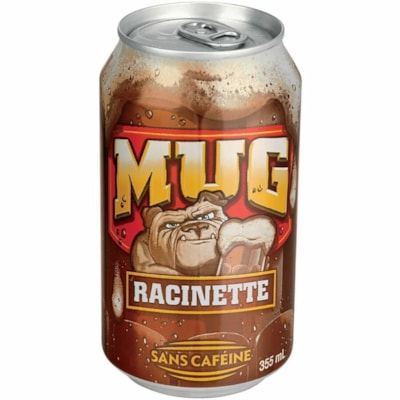 MUG Root Beer Soft Drinks, Original, 355mL, Case of 12 - Ready-to-Drink - 355 mL - Root Beer, Original - 12 / Case  
