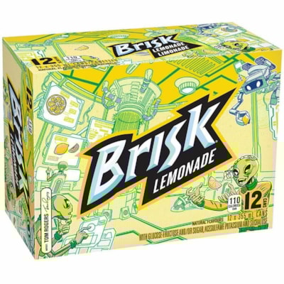 Unilever Soft Drinks, Lemonade Iced Tea, 355 mL, Case of 12 - Ready-to-Drink - 355 mL - Natural, Lemonade - 12 / Case  