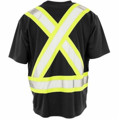 Forcefield - Gilet de sécurité - Moyen - Humidité Protection - 1 Poche(s) - Polyester - Noir - Confortable - 1 / Unité CSA Z96-15 CLASS 1 LEVEL 2 POCHE POITRINE