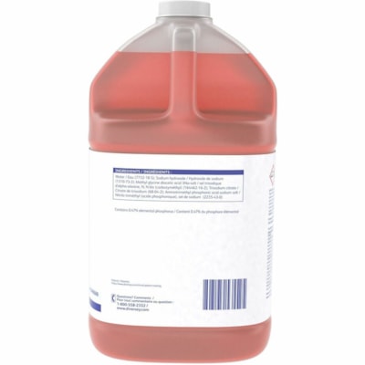 Diversey Diverforce - For Dish, Dishwasher - Concentrate - Liquid - 3.70 L - 11.6 to 14 pH - Characteristic Scent - Kosher - Red - 4 / Pack WAREWASH  AUTO DOSE 