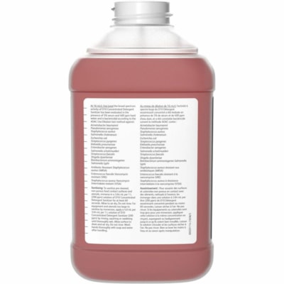 Diversey D10 Concentrated Detergent Sanitizer - For Multipurpose - Concentrate - Liquid - 2.50 L - 5.28 lb (2395.53 g) - 10 to 12.4 pH - Quaternary Scent - Kosher, Disinfectant, Virucidal, Fungicide - Purple - 2 / Unit CASE OF 2 
