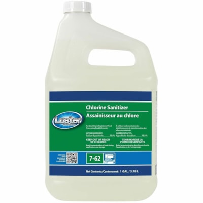 P&G Luster Professional Liquid Chlorine Sanitizer, Concentrate, 3.78 L, Case of 2 - For Multipurpose - Concentrate - Liquid - 3.70 L - Antimicrobial, Disinfectant - 2 / Unit  