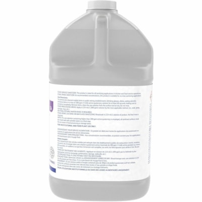 Suma Quat Sanitizer D4 - For Multipurpose - Concentrate - Liquid - 128 fl oz (4 quart) - Quaternary, Characteristic Scent Width - 4 Container - Rinse-free, Kosher - Purple  