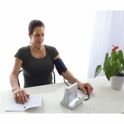 Bios Diagnostics 3AL1-3E Blood Pressure Monitor - For Pulse Rate, Blood Pressure, Heart Rate - Extra Large Display, Alarm, Date Function, Time Function, Irregular Heartbeat Detection, Irregular Pulse Alert, Systolic Reading, Diastolic Reading  