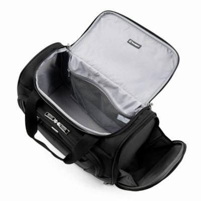 Travelpro Maxlite 5 Carrying Case (Tote) Travel Essential - Black - Water Resistant, Stain Resistant, Moisture Resistant, Abrasion Resistant - Polyester Body - Trolley Strap, Carrying Strap - 11" (279.40 mm) Height x 18" (457.20 mm) Width x 8" (203.20 mm) Depth - 28 L Volume Capacity LIFETIME LIMITED WARRANTY 