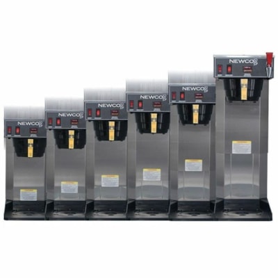 Newco ACE-TS Brewer - 1750 W - Timer - Stainless Steel, Black Stainless Steel, Silver, Black HEIGHT ADJUST 