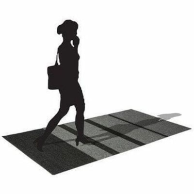 Mat Tech Glacier All-Purpose Wiper/Scraper Entrance Mat, Charcoal/Black - Entrance, Floor - 72" (1828.80 mm) Length x 36" (914.40 mm) Width x 0.310" (7.87 mm) Thickness - Rectangular - Polypropylene, Nylon, Vinyl - Charcoal, Black - 1 / Unit WIPER SCRAPER MAT LIGHT TRAFFIC
