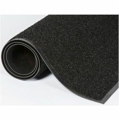 Mat Tech - Gratte-pieds d'entrée Jasper, noir, 3 pi x 10 pi - Entrée, Sol, Stockage, Restaurant - longueur de tapis 36 po (914,40 mm) x largeur de tapis 10 pi (3048 mm) x épaisseur de tapis 0,313 po (7,94 mm) - Rectangulaire - Vinyle, Nylon - Noir - 1 / Unité SCRAPER MAT MEDIUM TRAFFIC