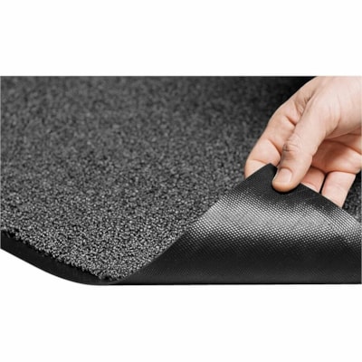 Mat Tech - Tapis de sol Walk-A-Way - Sol, Entrée, Intérieur, Bâtiment - longueur de tapis 60 po (1524 mm) x largeur de tapis 36 po (914,40 mm) x épaisseur de tapis 0,310 po (7,87 mm) - Rectangulaire - Vinyle, Oléfine - Charbon - 1 / Unité  
