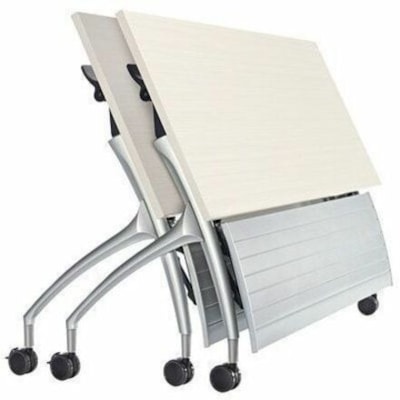 Global - Table de formation 2gether - hauteur de 29 po (736,60 mm) x largeur de 60 po (1524 mm) x profondeur de 24 po (609,60 mm) - Commercial, Papier traçant - Assemblage requis - Panneau de particules 60X24X29 BLANC 