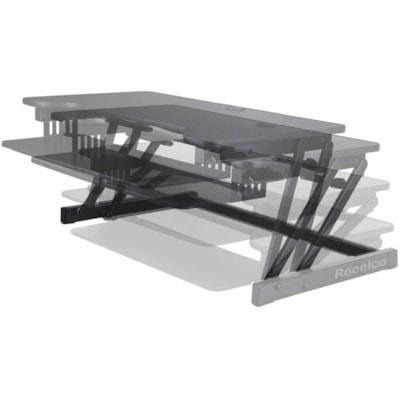 Rocelco - Noir table Desk Riser-Medium Anti F atigue Mat