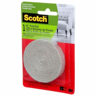 Scotch Pad - Beige - Felt - 1/Pack SIZE 1/2 IN X 60 IN 