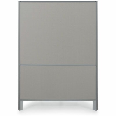 Offices To Go OTG | 60" Panel - Fabric Top and Bottom - 60" (1524 mm) Width x 66" (1676.40 mm) Height x 1.30" (33.02 mm) Depth - Black Aluminum Frame - Fabric - Lola Blue Mist LOLA  BLUE MIST 