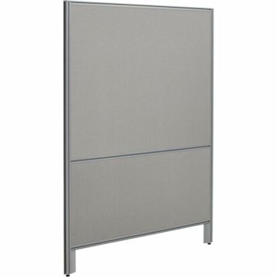 Offices To Go OTG | 36" Panel - Fabric Top and Bottom - 36" (914.40 mm) Width x 66" (1676.40 mm) Height x 1.30" (33.02 mm) Depth - Black Aluminum Frame - Fabric - Tungsten, Lola Blue Mist LOLA  BLUE MIST 