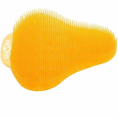 Globe Aquös Heavy-Duty Anti-Splash Urinal Screens - 7.25"L X 1"W X 7.9"H /Orange Mango - Lasts upto 60 Days - Anti-splash, Deodorizer - 12 / Case - Orange ANTI SPLASH LAST 60 DAYS