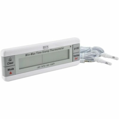 BIOS Professional - thermomètre numérique 120SC - 58 °F (-50 °C) à 158 °F (70 °C) - Alarme, Indicateur de batterie faible, Fonction mémoire - Pour Entrepôt frigorifique  
