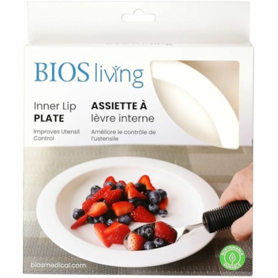 BIOS Medical LF746 Table Ware - Food - Dishwasher Safe - Microwave Safe - 9.06" (230 mm) Diameter - White - 1  