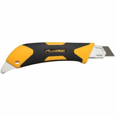 Olfa 18mm L-5 Fiberglass Utility Knife with Multi-Pick - 0.71" (18 mm) Blade Length - Non-slip Grip, Snap Closure, Heavy Duty, Handle, Lightweight, Comfortable Grip, Locking Blade, Rugged, Retractable, Refillable, Snap-off, ... - Fiberglass, Stainless Steel, Metal, Acrylonitrile Butadiene Styrene (A ULTRA-SHARP BLADE MULTI-PURPOSE METAL PICK