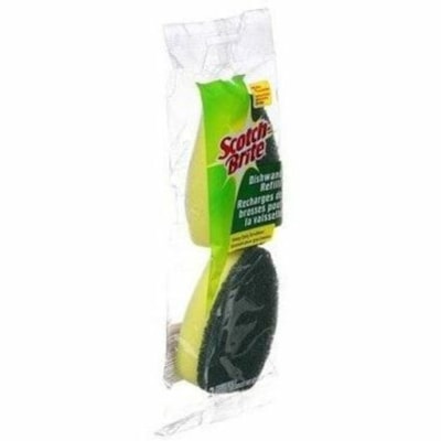 Scotch-Brite Disposable Heavy-Duty Dishwand Refills, 2/PK - 2 / Pack - Polyurethane, Synthetic HEAVY DUTY  2/PK 