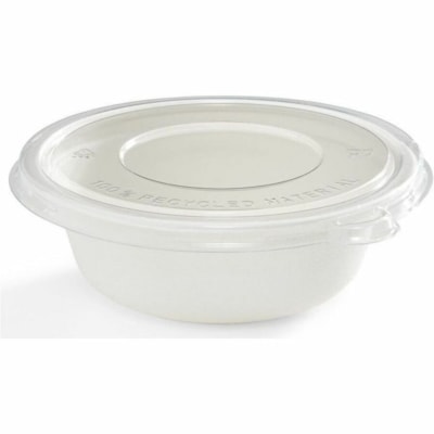 Eco Guardian - Couvercle pour bol/plat - Rond - Polytéréphtalate d'éthylène - clair - 50 Pièce COUV PLAT EN PET  RECYCLABLE 
