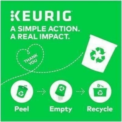 K-Cycle - Bac de recyclage 5000379535 - Pour Commercial - Recyclable - hauteur de 23,7 po (601,98 mm) x largeur de 9,7 po (246,38 mm) x profondeur de 9,7 po (246,38 mm) KCUP CAPACITY 400 9.75 X 9.75 X 23.75