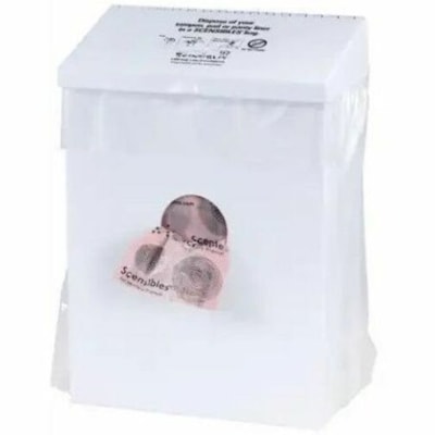 Scensibles - Distributeur de serviettes hygiéniques/tampons CDWM - Blanc - Métal - 1 / boîte SCENSIBLES WHITE METAL 