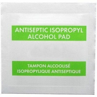 Safecross Safecross Antiseptic Alcohol Prep Pads, Box of 20 - 1.81" (46 mm) Width x 2.64" (67 mm) Length - White - 20 / Box  