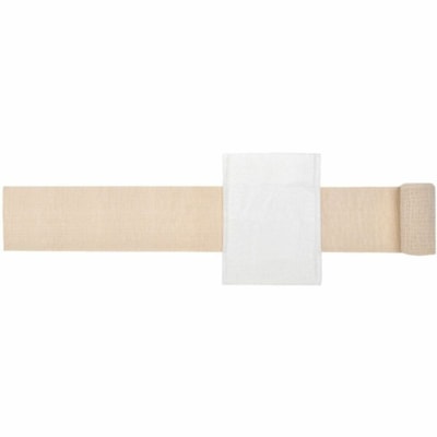 Safecross Compress Bandage with Elastic Tails - 1 / Unit 11.4 X 15.2 CM 